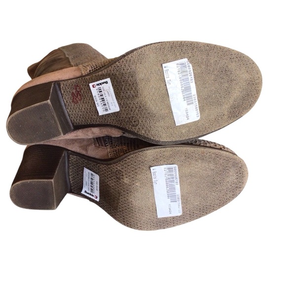 Pierre Dumas Women’s Over the Knee Boots Size 8.5M Faux Suede Snake Print - Picture 9 of 15